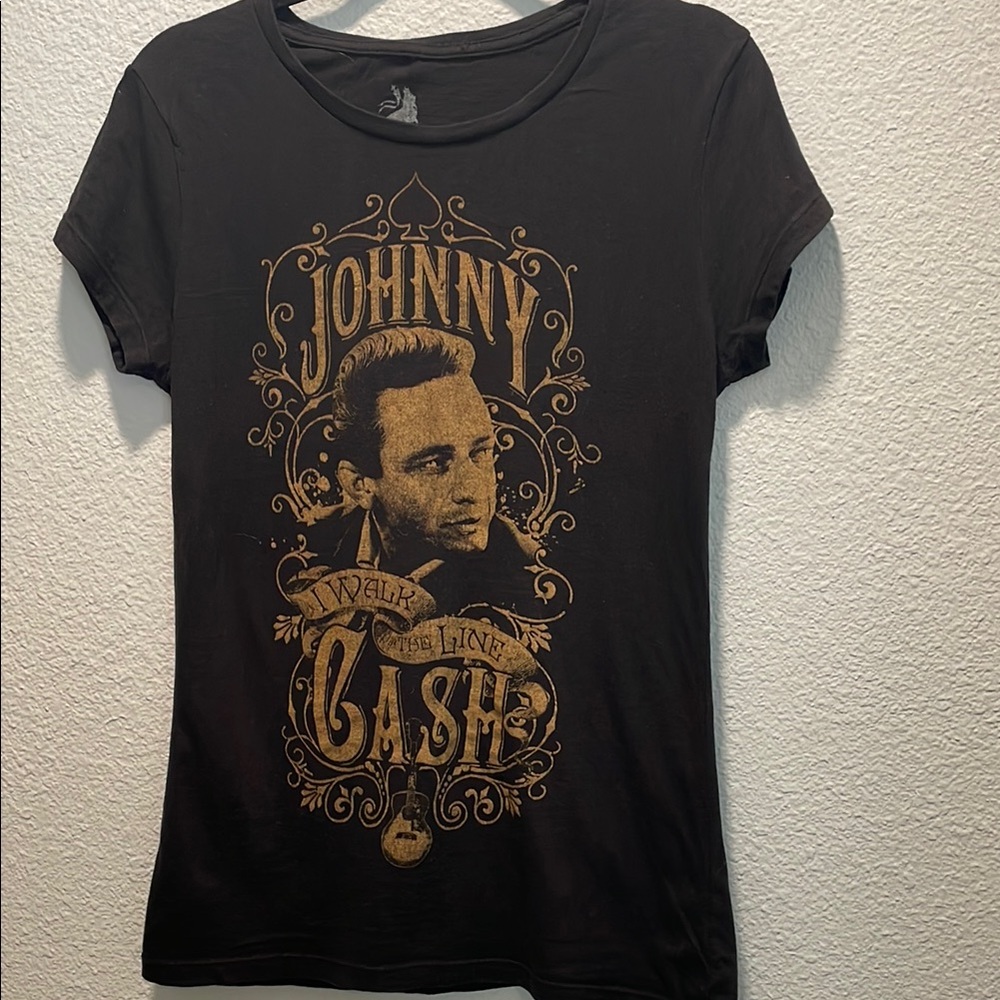 Johnny Cash Graphic T-Shirt - Black
